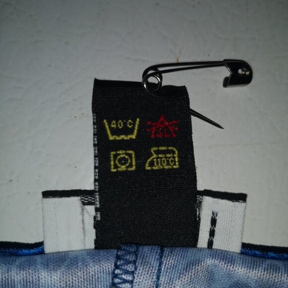 Request Ladies Size Large Blue Shoe String Strap Bathing Suit Coverup - Picture 4 of 5